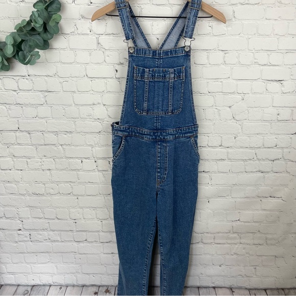 ABERCROMBIE AND FITCH Overalls Raw Fray Hem Size 27 - Picture 1 of 8